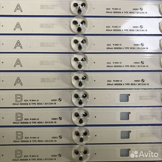 0013 Светодиоды подсветка 2013sony40