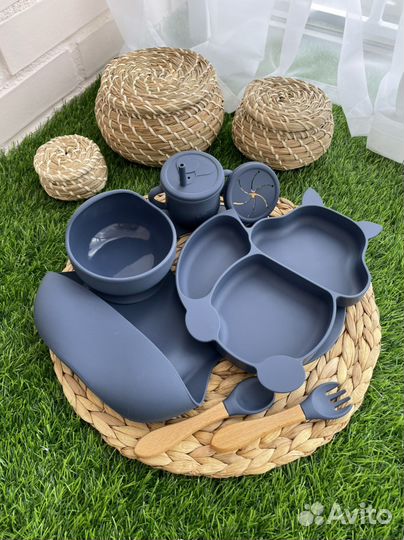 Детская силиконовая посуда