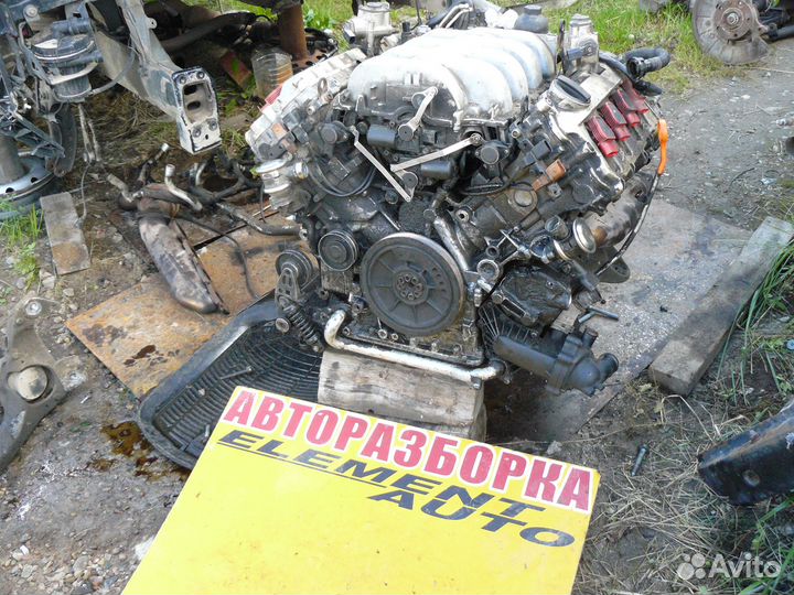 Двигатель по частям 4,2Л V8 BAR Audi Q7 2008г