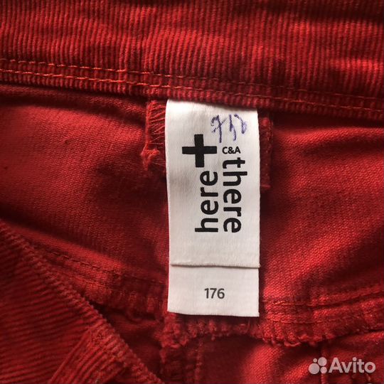 Джинсы 176рост микровельвет Германия