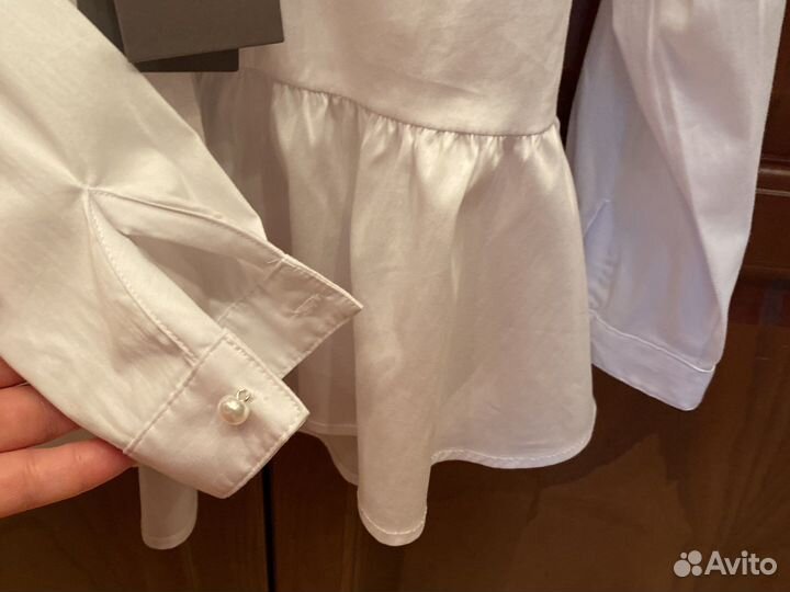 Рубашка новая Guliver 110 рост с бархатной отдел