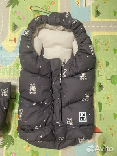 Кокон (конверт-трансформер) зимний в коляску