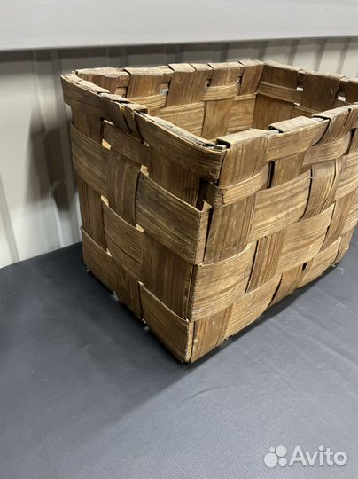 Короб старинный плетюха корзина