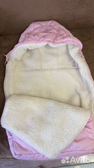 Конверт зимний на овчине до 74