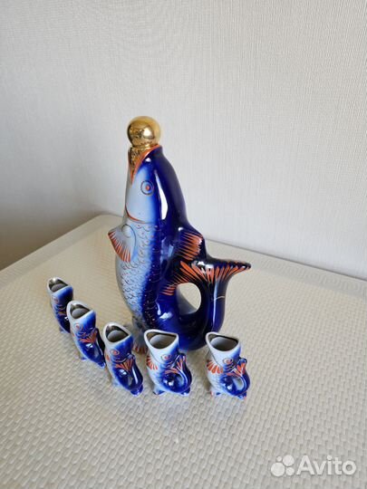 Коньячный набор рыбки СССР