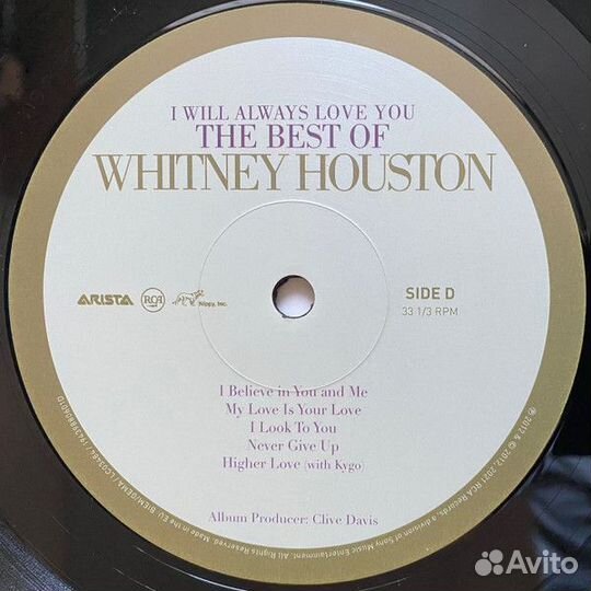 Винил Whitney Houston – I Will Always Love You 2LP