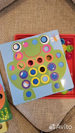 Мозайка с 1 года крупная по методике М. Монтессори