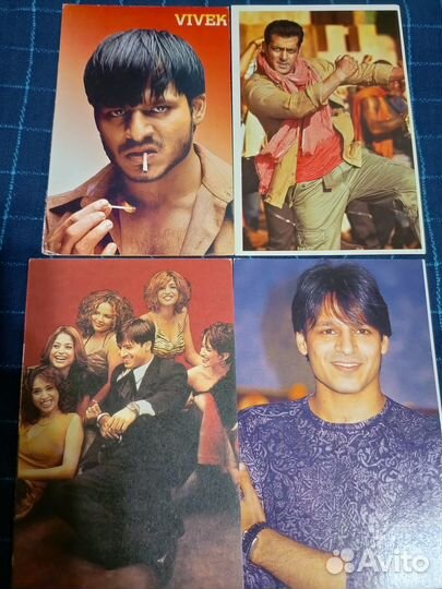 Открытки с индийскими актерами