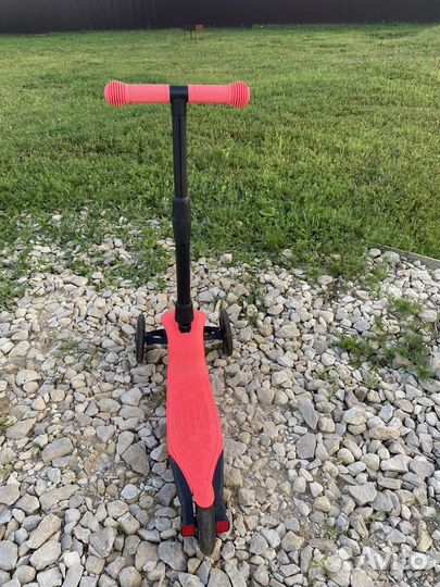 Самокат детский трехколесный складной б/у