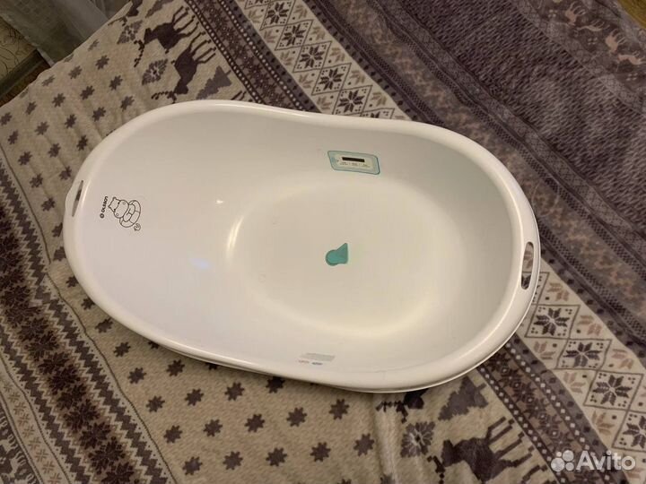 Ванночка для купания с градусником