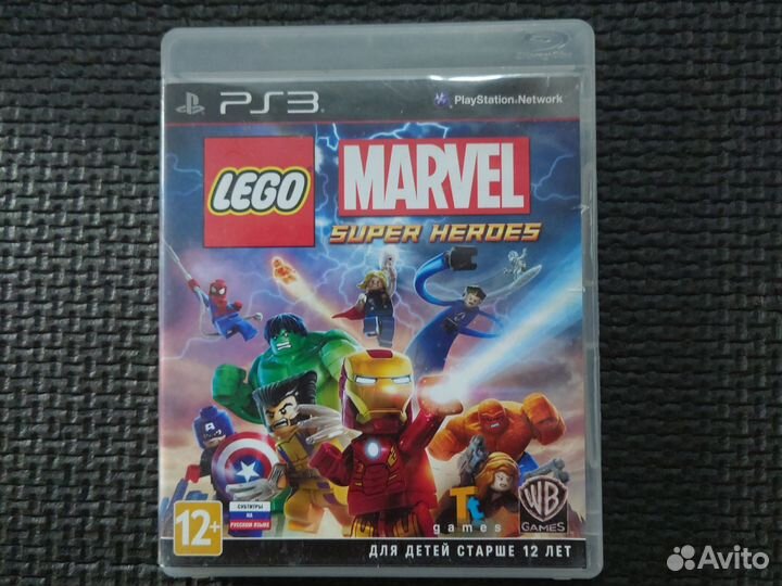 Lego Marvel Super Heroes диск Ps3 игра