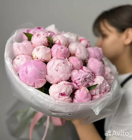 Пионы букет