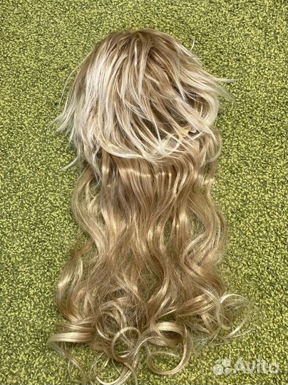 Парик блонд (Бежевый, светло русый) длинный
