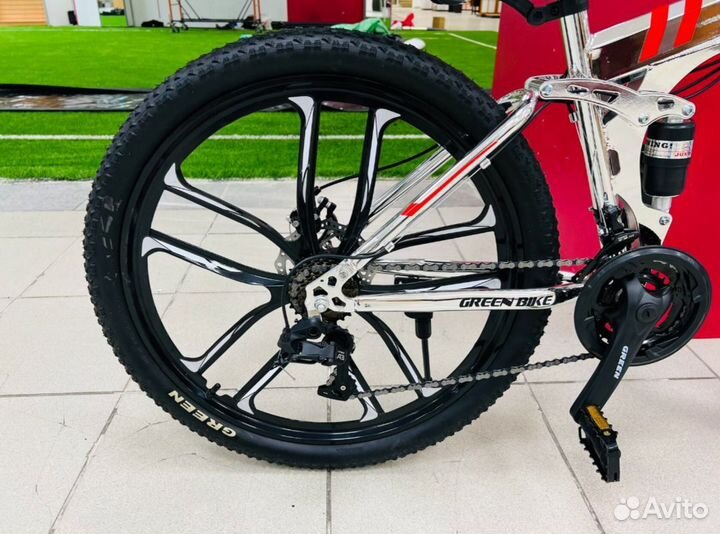 Велосипед Green Bike 26R складная рама на литых ди