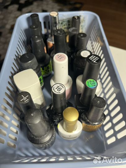 Гель лаки для маникюра набор бу