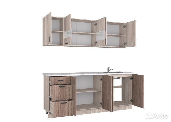 Кухонный гарнитур легенда-10 х2,0м (В.М)