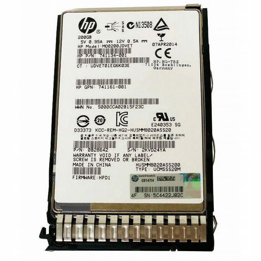 [MO0200JDVET] Жесткий Диск Hp 200gb Sas 2.5" Ssd Mo0200jdvet