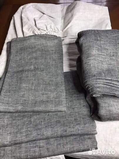 Постельное белье двойной мягкий 100 лён