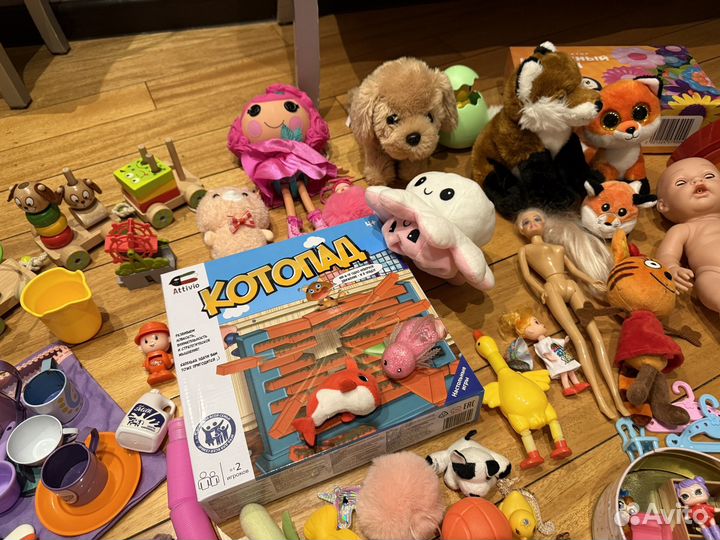 Мешок игрушек разные игрушки lalaloopsy котопад