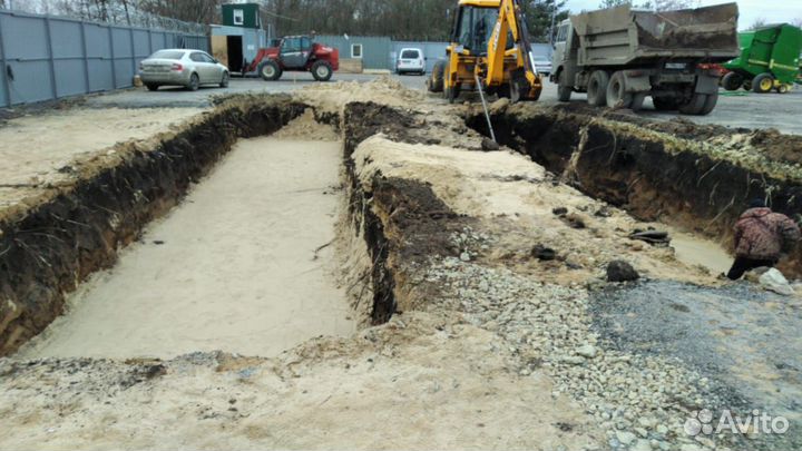 Услуги экскаватора погрузчика jcb