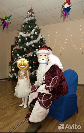 Накидка на стул - 1 шт - синяя