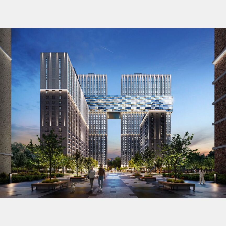 3-к. квартира, 92,8 м², 5/21 эт.