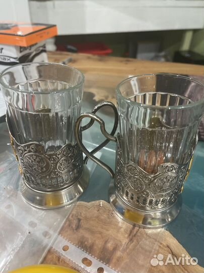 Стакан и подстаканники