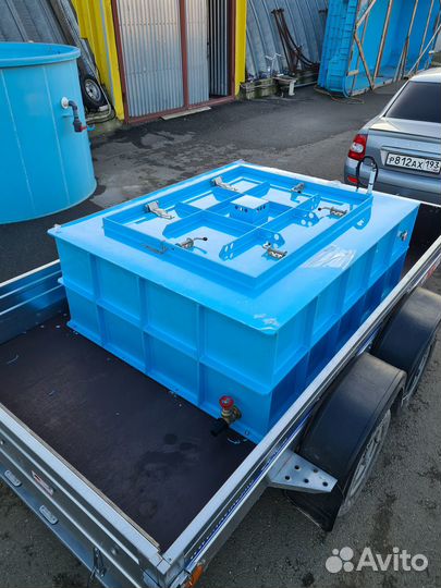 Ёмкость контейнер для перевозки живой рыбы 1600 л