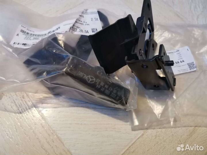 Mercedes W222 крючок капота блок кнопок двери