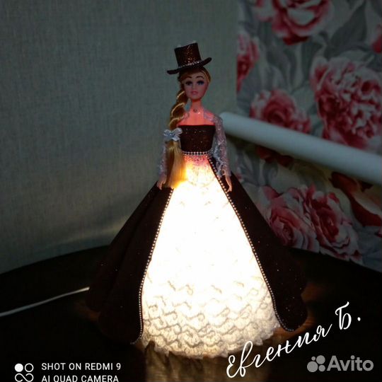 Кукла- Светильник ручной работы