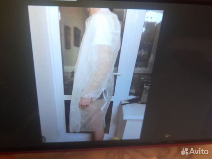 Халат одноразов нов в упак Достав Лен.р