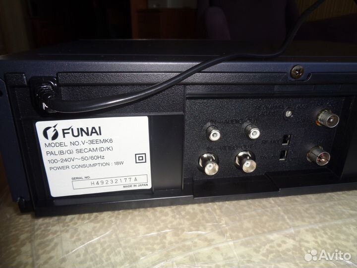 Видеомагнитофон новый funai