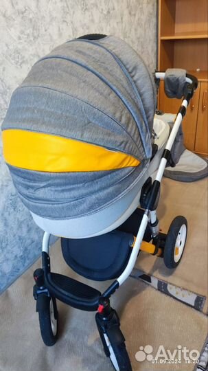 Коляска 3 в 1 бу