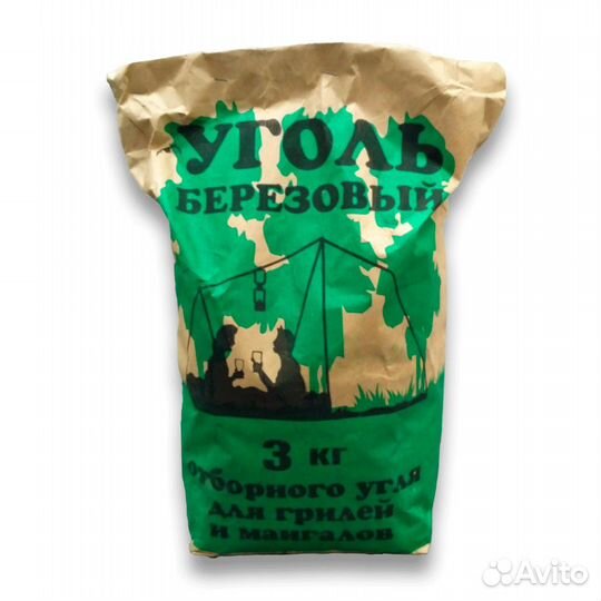 Уголь древесный в мешках