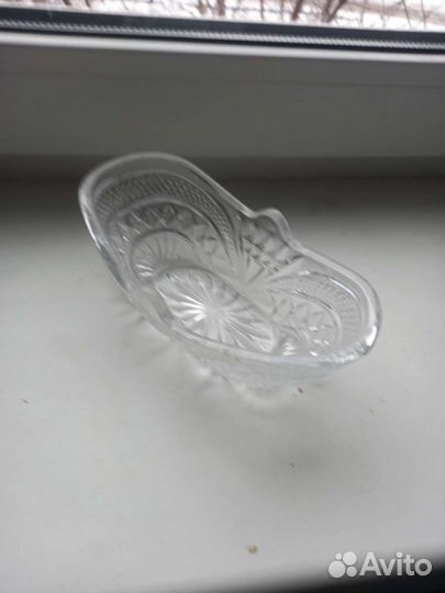 Конфетница СССР хрусталь