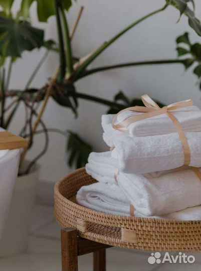 Полотенце банное хлопковое набор 2 шт 70х140 35х70