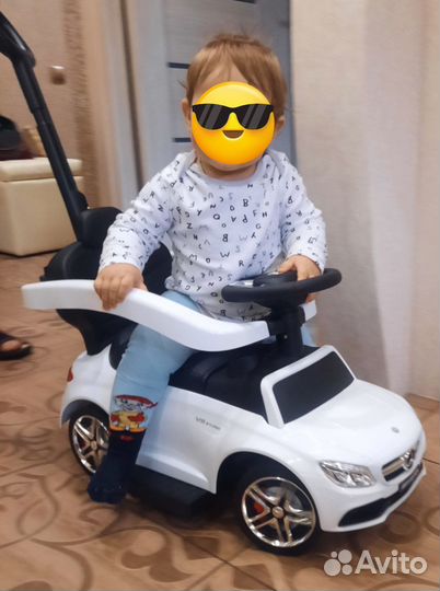 Машинка каталка толокар mercedes