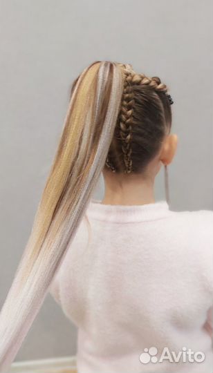 Косы детям с канекалоном