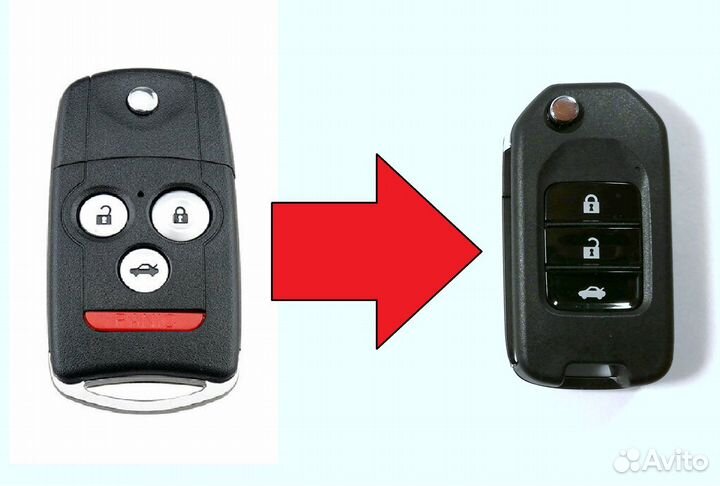 Ключ зажигания Акура / Acura MDX, RDX, 314 Мгц