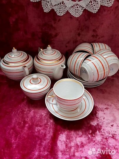 Сервиз Радиоволны.Чайные пары СССР
