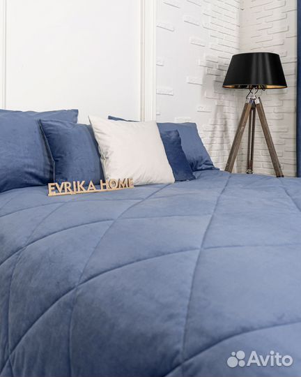 Покрывало бархат Беллиссимо фиалковый