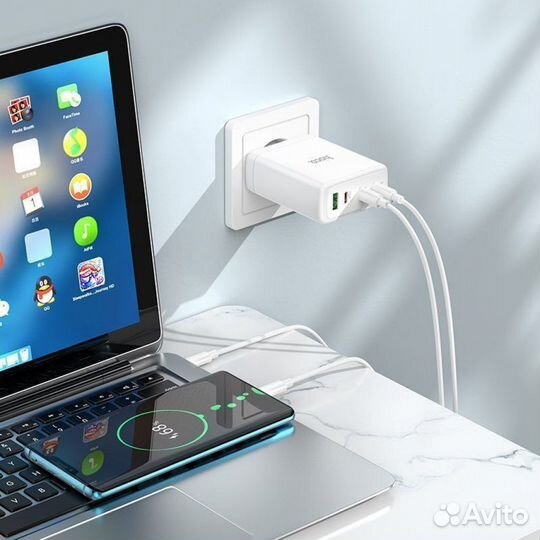 Сетевое зарядное устройство Hoco N31 Four-port