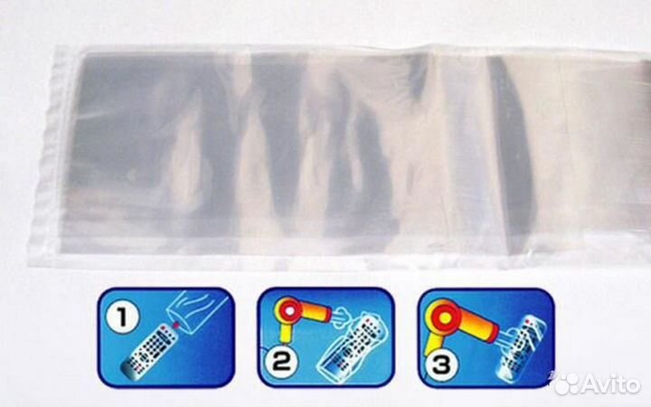 Термоусадочная пленка - чехол для пульта ду
