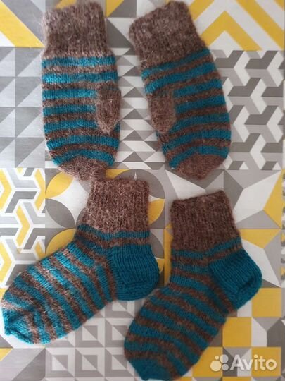 Комплект варежки и носочки