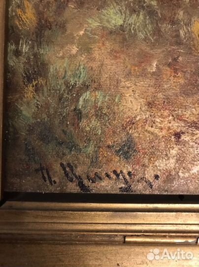 Картина маслом старинная