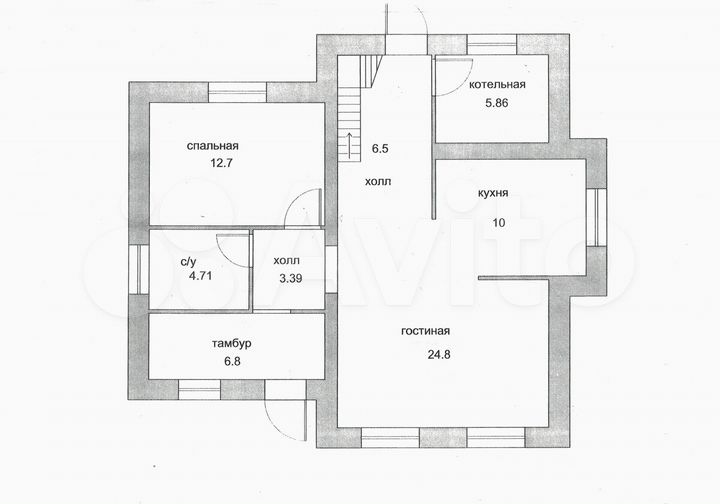 Дом 150 м² на участке 7,5 сот.