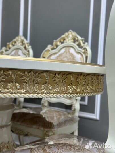 Стол голд овальный и стулья