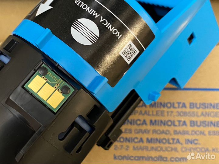 Картридж Konica Minolta TN328C голубой