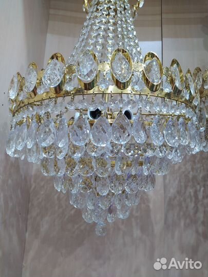 Люстра хрустальная