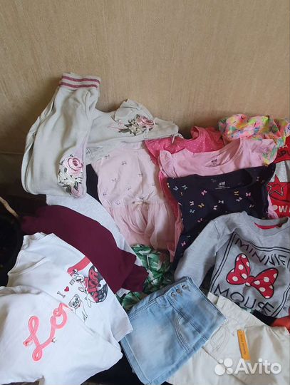 Вещи пакетом на девочку 104-110-116